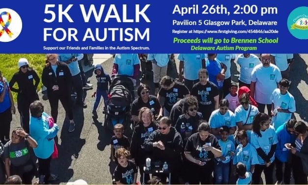 5K Walk for Autism, Glasgow Park, Delaware