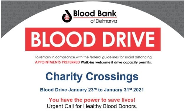 Blood Donation Drive at Blood Bank of Delaware