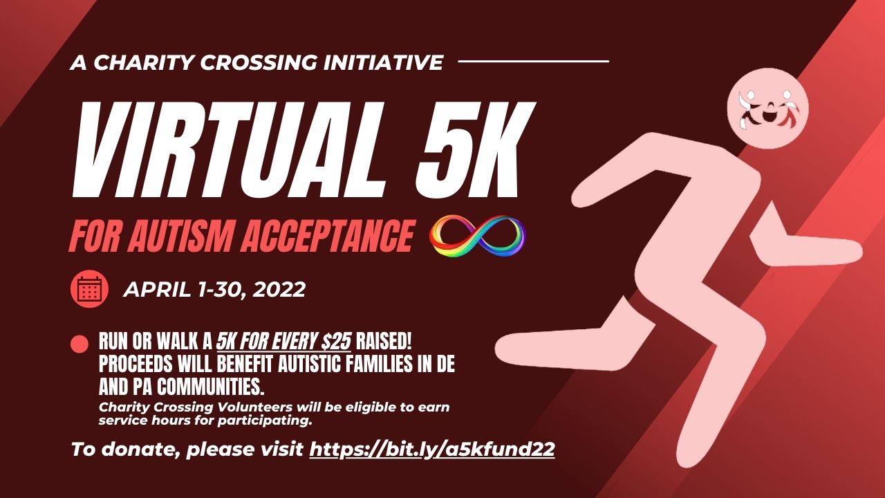 Virtual Autism Acceptance 5K Flyer