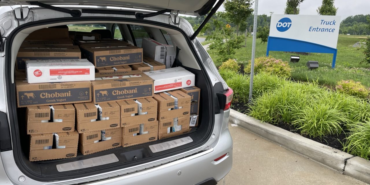Dot Foods donation were appreciated by the community